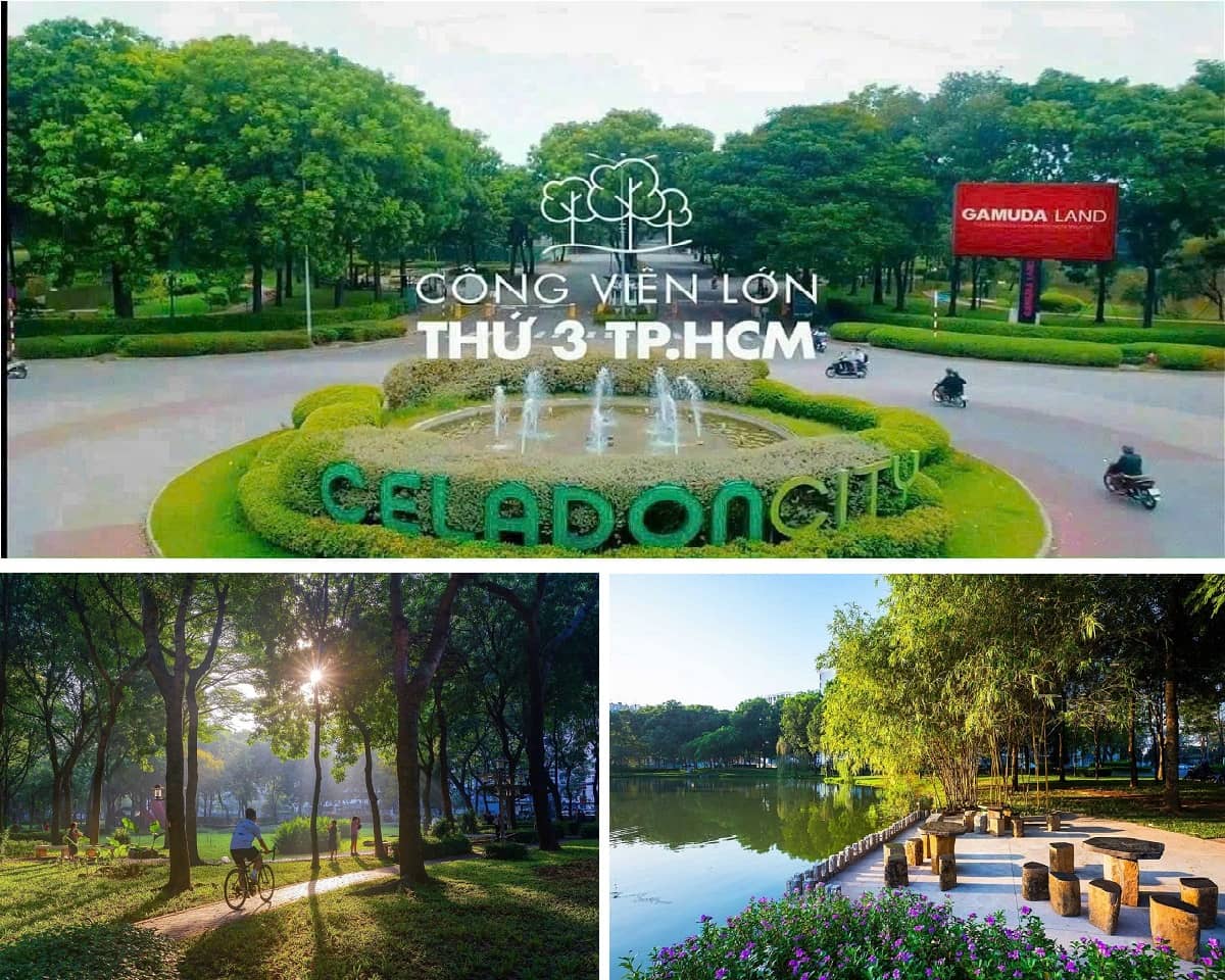 Công viên Celadon City - lá phổi xanh của TP HCM
