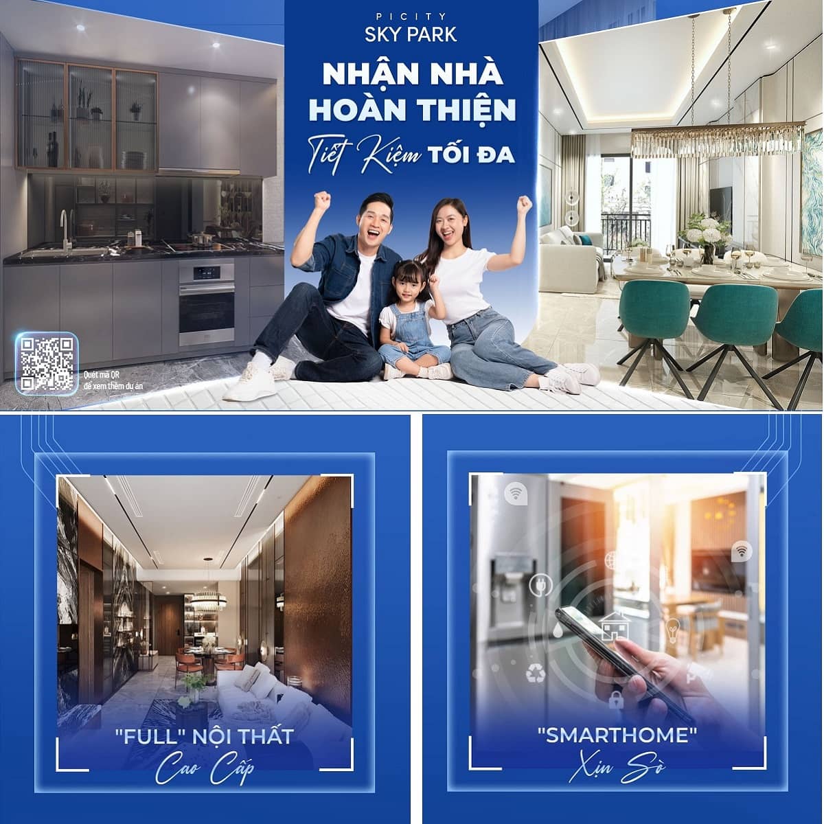 Tiện ích công nghệ smart thông minh full nội thất