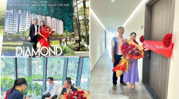 Khách hàng nhận nhà thực tế tại Diamond Centery - Celadon City
