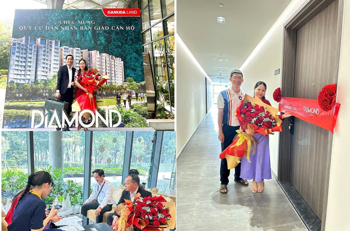 Khách hàng nhận nhà thực tế tại Diamond Centery - Celadon City