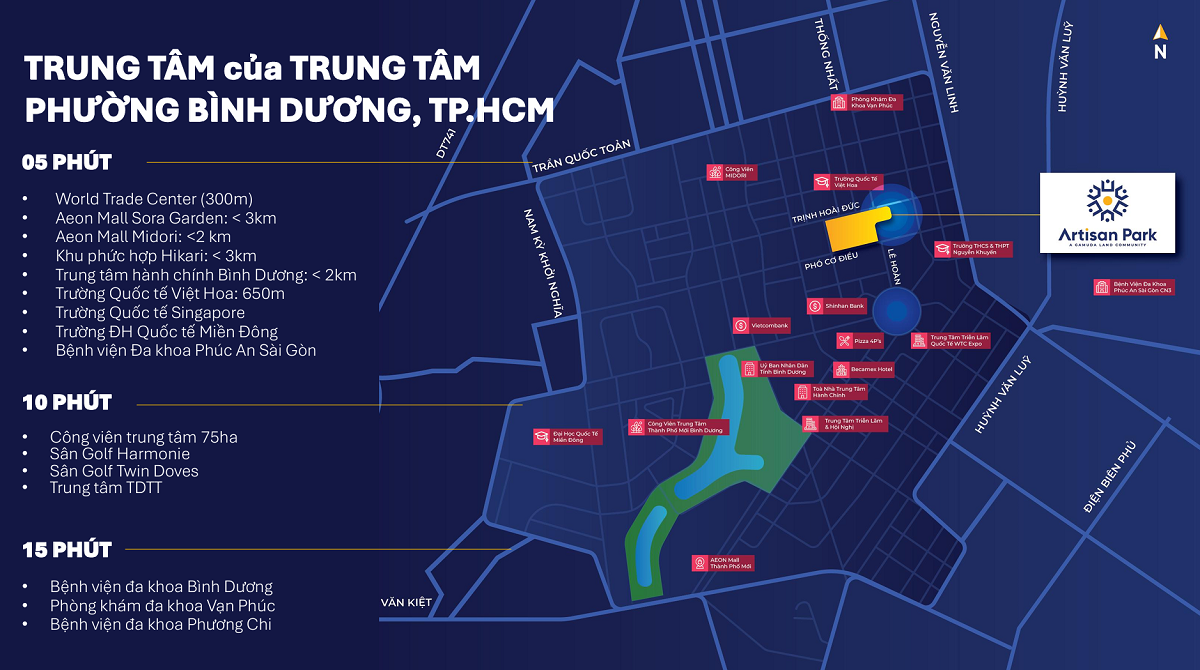 Vị trí Artisan Park