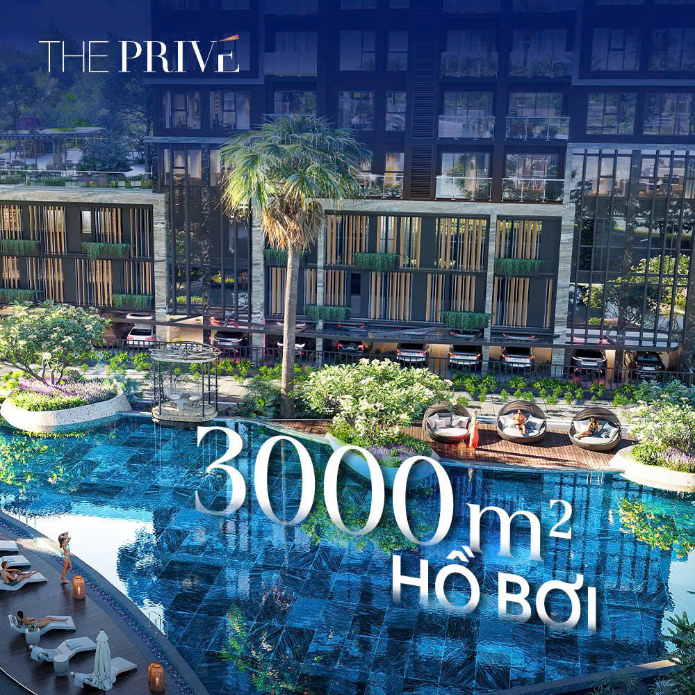 Hồ bơi 3000m2